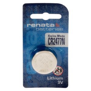 CR 2477 N RENATA SC (1BL), Li--Knopfzelle CR2477N  Blisterverpackung/RENATA