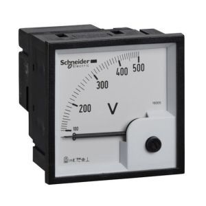 16005 Analoges Voltmeter VLT, 72x72mm, 0-500 V