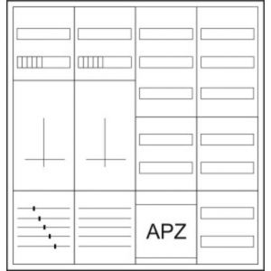 ZSD-ZZ2V-1100/APZ Zähler-Komplettschrank für 3-Punktbefest