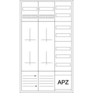 ZSD-4ZV-1400/APZ Zähler-Komplettschrank für 3-Punktbefest