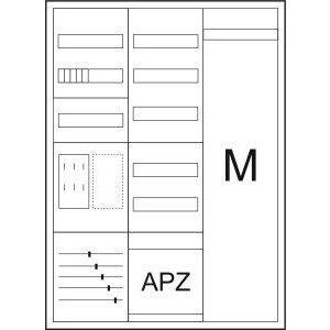 ZSD-ZVK-1100-BKE-I/APZ Zähler-Komplettschrank für eHZ, ohne Bes