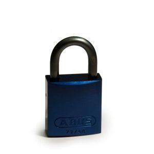 Full Alu Padlocks 25mm Sha KD Blue/6 Schlösser aus Aluminium mit einem Bügel