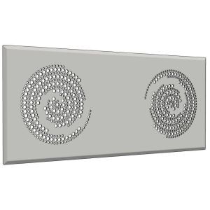 DVG DE Circles, Ventildoppelgitter Design Circles