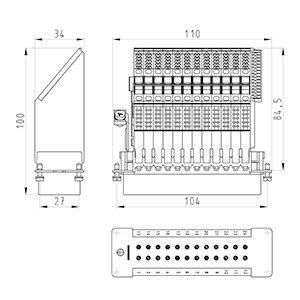 BAS BAS LL 24 4,0 50 Klemmenadapter-BAS BAS LL 24 4,0 50