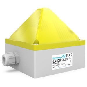 QUADRO LED-HI-3G/3D HV YE, LED-Leuchte QUADRO LED HI 3G/3D ATEX gelb,115-230AC/DC,75cd,IP66/67