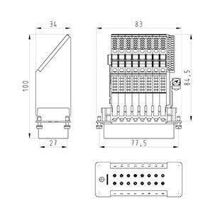 BAS BAS LL 16 4,0 50 Klemmenadapter-BAS BAS LL 16 4,0 50