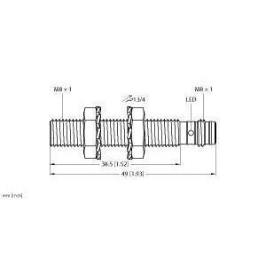 BI2-EG08-AP6X-V1131 Induktiver Sensor, mit erhöhtem Schaltab