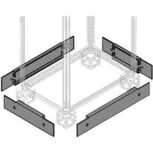 PPFM1010, PPFM1010 Sockelleiste Vorne/Hinten, Höhe 100mm, 4-feldbreit, 2 Stück