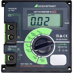 METRATESTER 5-F-E Prüfgerät für Prüfungen nach DIN VDE 070