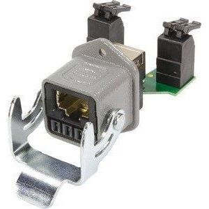 09452151760 Han 3A RJ45 Hybrid Cat.6 WDF 8+4p