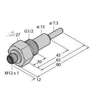 FCS-G1/2A4-NAEX0-H1141/L065, Strömungsüberwachung, Eintauchsensor ohne integrierte Auswerteelektronik