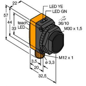 QS30LDQ Opto-Sensor, Reflexionslichttaster