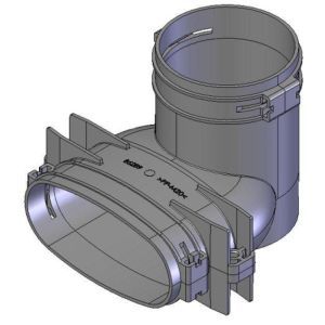 FRS-ÜV 51-75 FRS-ÜV 51-75, FlexPipe Übergang Vertikal