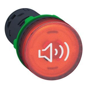 XB5KS2M4 Harmony Buzzer beleuchtbar in rot Ø 22mm