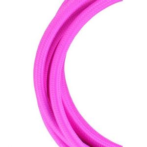 139684 Textilkabel 2C 3M Pink