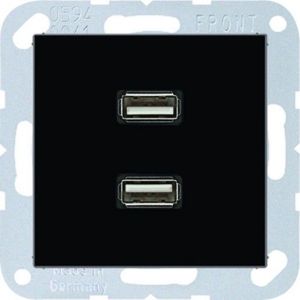 MA A 1153 SW Multimedia-Anschlusssystem 2 x USB 2.0,