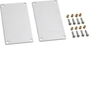 DABA5008069016 Endstück Stahl zu DABA 50x80mm vweiß