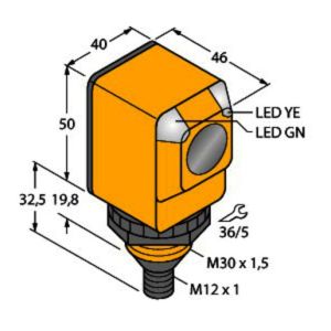Q40SP6FF600Q Opto-Sensor, Reflexionslichttaster mit f