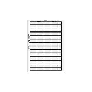 LPL-0820Y Etiketten f. Laserdrucker, gelb VE= 10.0