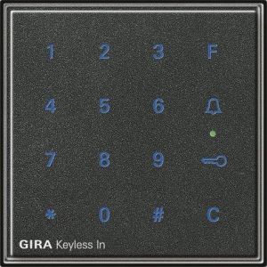 260567, Gira Keyless In Codetastatur Gira TX_44 (WG UP) Anthrazit