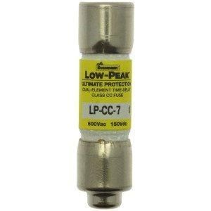 LOW PEAK CC TRÄGE SICHERUNG 7 AMP Sicherungseinsatz, Niederspannung, 7 A,