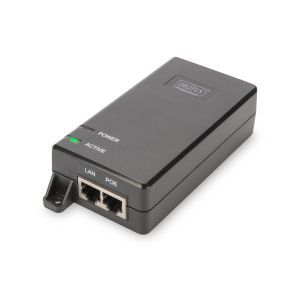 DN-95103-2, Gigabit Ethernet PoE+ Injector, 802.3at Power Pins:4/5(+),7/8(-), 30W