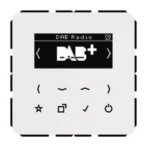 DAB CD WW Smart Radio DAB+, Serie CD, alpinweiß