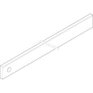 XCUW144E Cu-Schiene 4FB 40x10x1041mm waagrecht, e