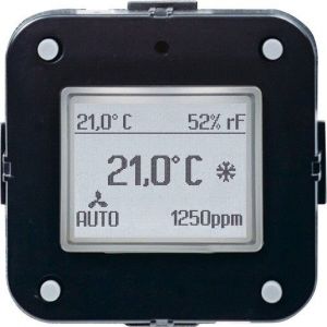 6109/28 Raumtemperaturregler mit CO2/Feuchte-Sen