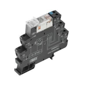 TRS 12VDC 2CO Relaiskoppler, 12 V DC ±20 %, LED grün,