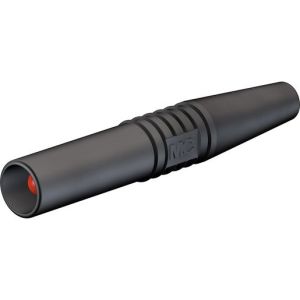 SLS425-SL 4mm Einzelstecker komplett schwarz