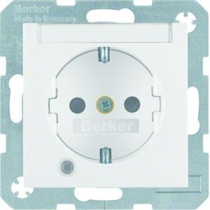 41101909 Steckdose SCHUKO LED BSF BS S1/B3/7 pw