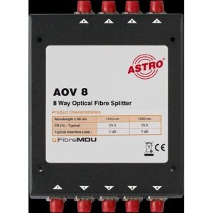 AOV 8 Optischer 8-fach Verteiler, ca. 10,5 dB