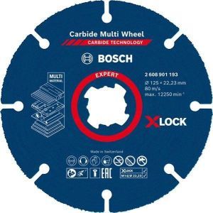 X-LOCK CMW 125x22.23mm EXPERT, EXPERT Carbide Multi Wheel X-LOCK Trennscheibe, 125 mm, 22,23 mm