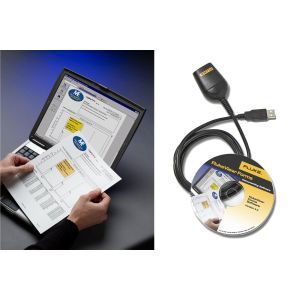 FVF-SC2 FlukeView Forms Software + RS-232 IR USB