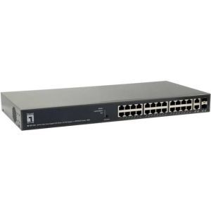 59924703 26-Port Web Smart Gigabit PoE Switch, 24