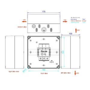 GAK-enwitec-S-1000-1R-X-BC-PC-1.0_MC4 Generatoranschlusskasten S-1000-1R-X-BC-