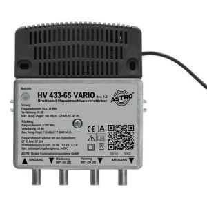 HV 433-65 Vario Hausanschlussverstärker für koaxiale Bre
