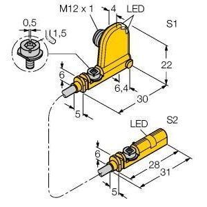 BIM-UNT-0.3-UNT-2AP6X3-H1141 Magnetfeldsensor, für Pneumatikzylinder