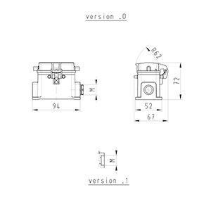 BAS GUT GG 10 M20 A1, Gehäuseunterteil-BAS GUT GG 10 M20 A1