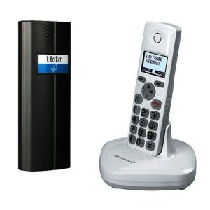TF04 SET, Funk-Türsprechanlage mit DECT Telefon, Sprechstelle, Basis, Handset, Relaismodul