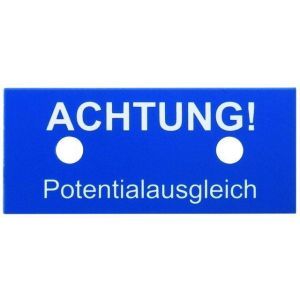 HWS 70X30 APA DE EN K Hinweisschild  ACHTUNG! Potentialausglei