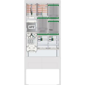 SZ207ZA2516 Zähleranschlusssäule 2 ZP, TSG, APZ, 5po