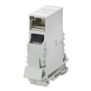 IE-TO-RJ45-C, Durchführungssteckverbindung RJ45, IP20, Anschluss 1: RJ45, Anschluss 2: RJ45, Kupplung