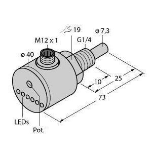 FCS-G1/4A4-AP8X-H1141 Strömungsüberwachung, Eintauchsensor mit