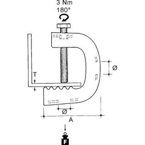 YH-1021 E-KLIPS, C-Schraubklemme, t=10-21 mm, St