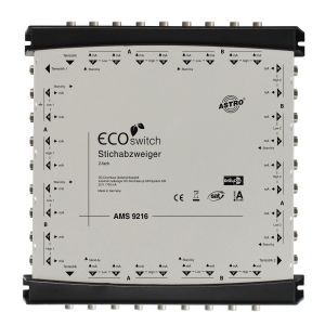 AMS 9216 ECOswitch SAT-ZF 2-fach Abzweiger, 15 ... 12 dB Ab