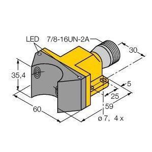 NI4-DSU35-2ADZ30X2-B1151 Induktiver Sensor, Doppelsensor für Schw