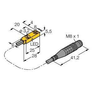 BI2-Q5.5-AP6X-0.3-PSG3M, Induktiver Sensor