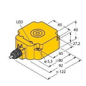 NI60-Q80-Y1X Induktiver Sensor